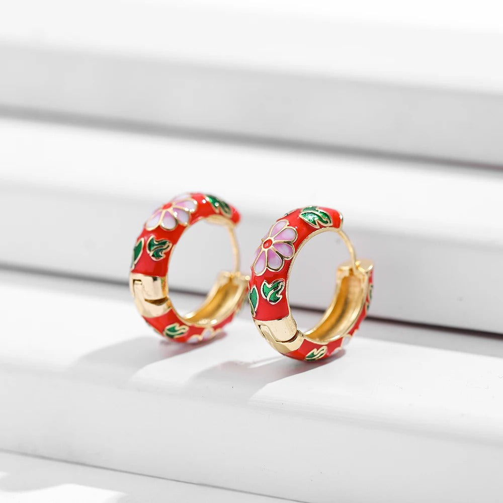 Boucles d'Oreilles Cercle Vintage