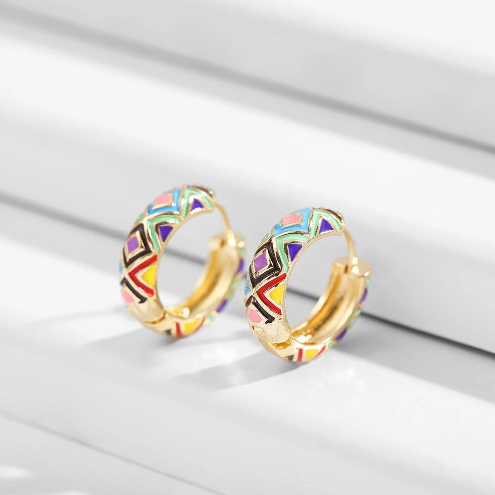 Boucles d'Oreilles Cercle Vintage