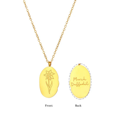 Collier à breloques fleurs