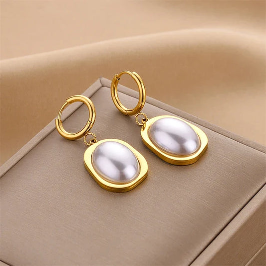 Océane | Boucles d'oreilles créoles dorées