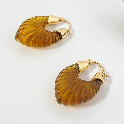 Fabienne | Transparent Stone Earrings