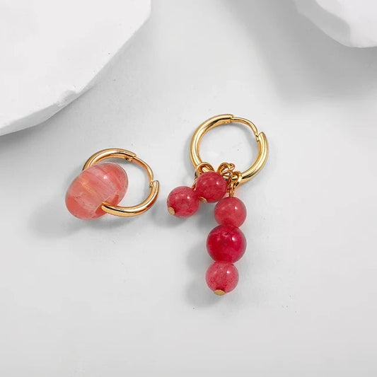 Claire | Boucles d'oreilles colorées complexes
