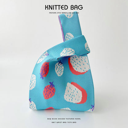 Knitted Bag - Fruits