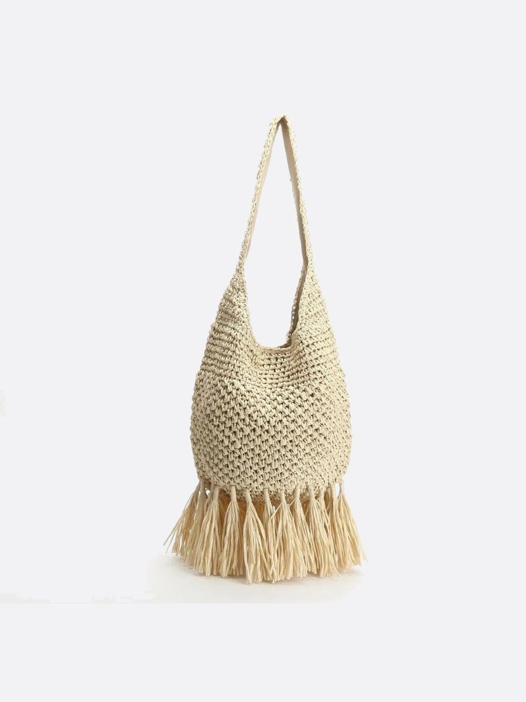 Straw tote bag