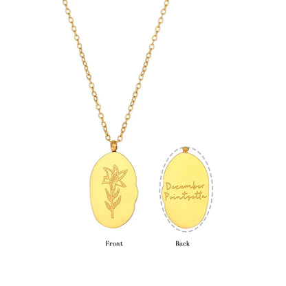 Collier à breloques fleurs