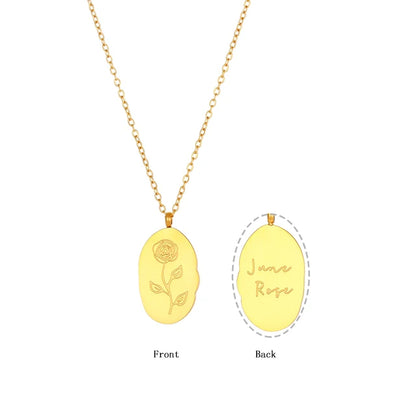 Collier à breloques fleurs
