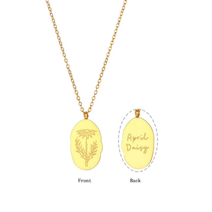 Collier à breloques fleurs
