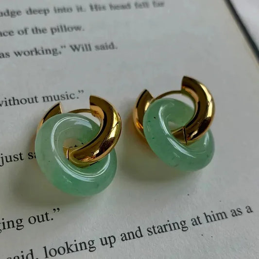 Delphine | Boucles d'oreilles en pierre transparente