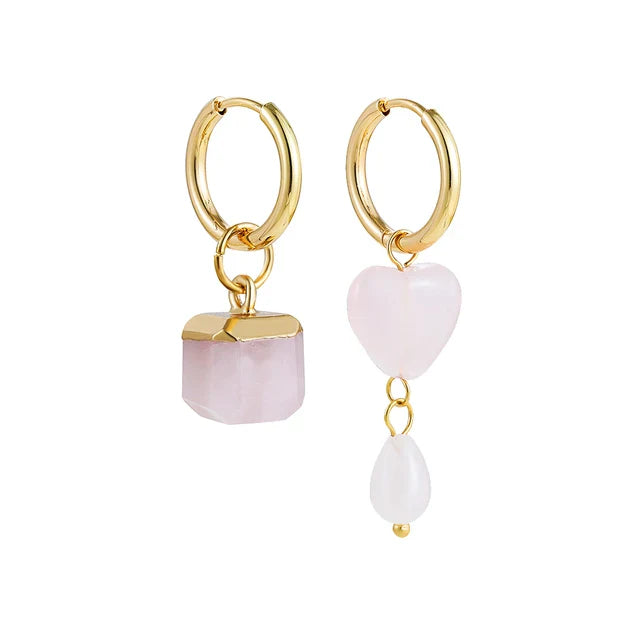 Adèle | Boucles d'oreilles colorées complexes