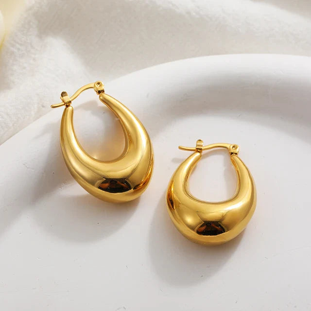 Hélène | Vintage Chunky Earrings