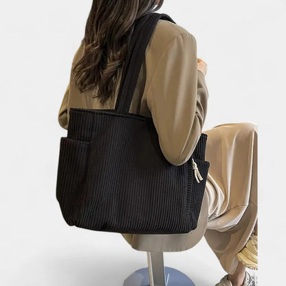 Classic Corduroy Tote Bag