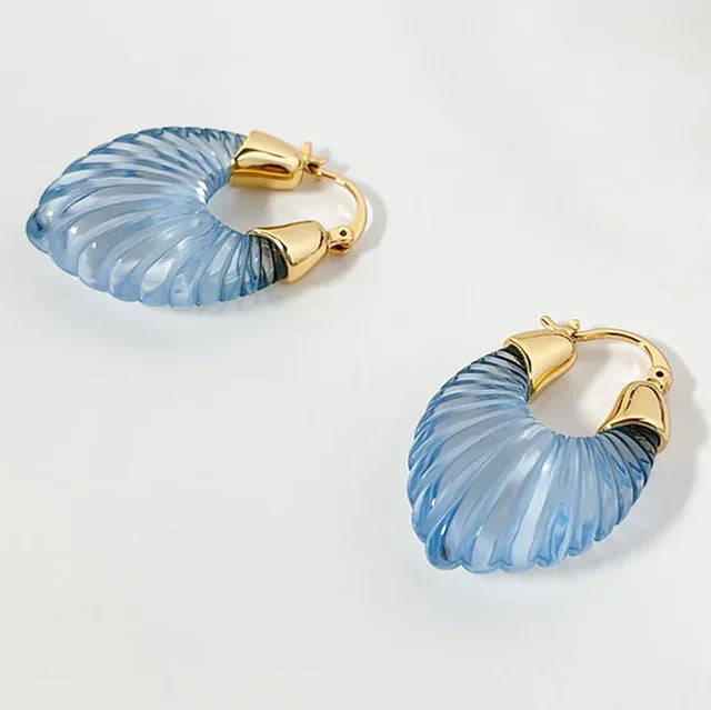 Estelle | Transparent Stone Earrings