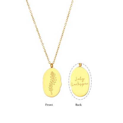 Collier à breloques fleurs