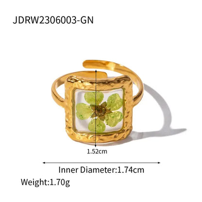Bague Fleur Rétro