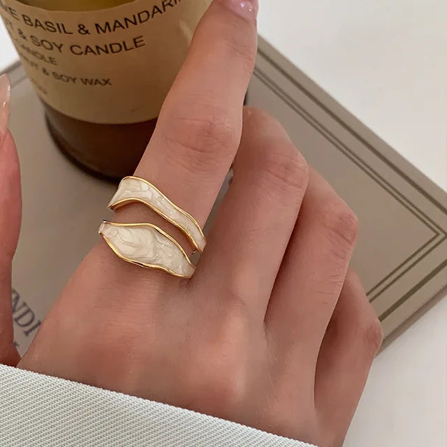 Bague Géométrique Colorée