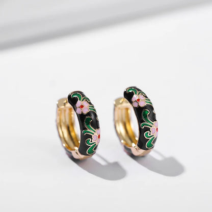 Boucles d'Oreilles Cercle Vintage