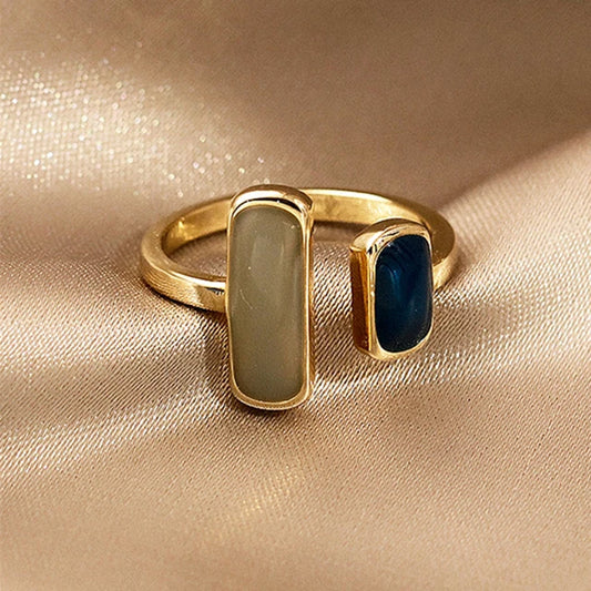 Bague Géométrique Colorée