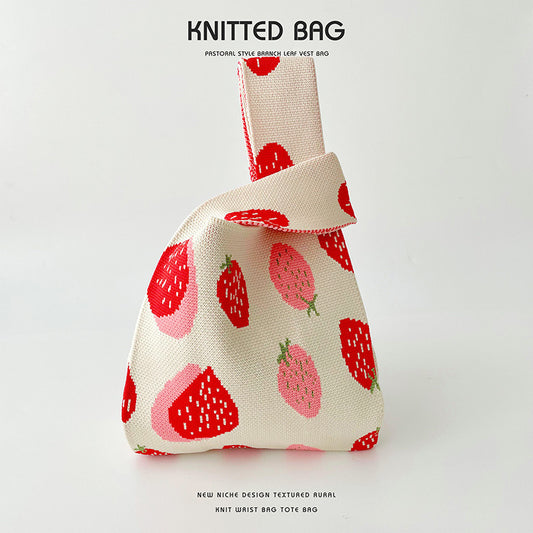 Knitted Bag - Fruits