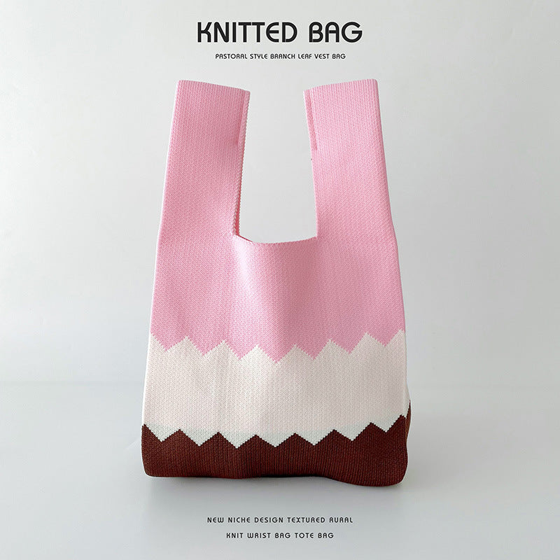 Knitted Bag - Stripes