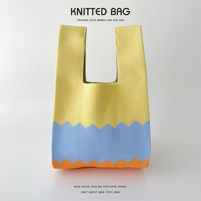 Knitted Bag - Stripes