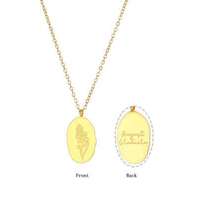 Collier à breloques fleurs