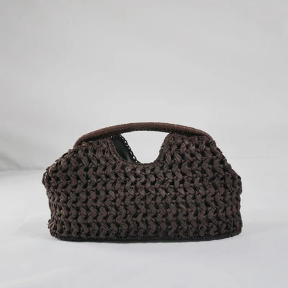 Elegant Summer Raffia Handbag