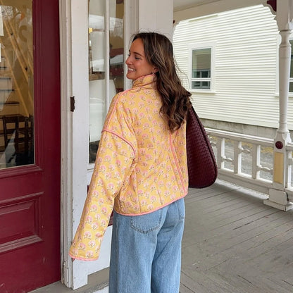 Printed Quilted Cotton Jacket