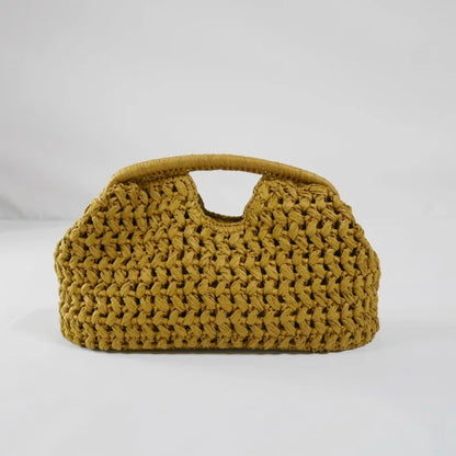 Elegant Summer Raffia Handbag