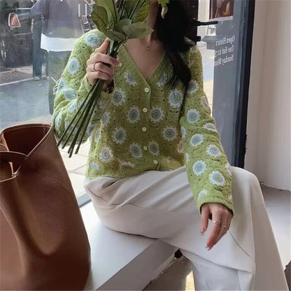 Lace Crochet Boho Cardigan