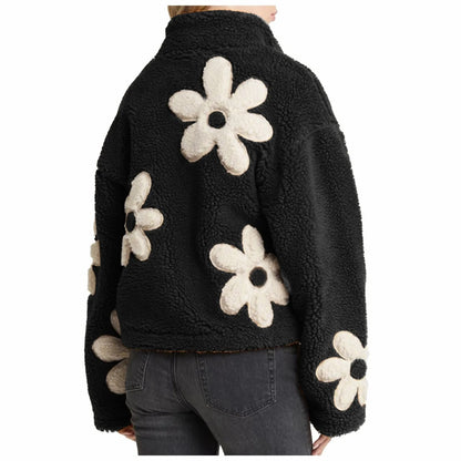 Lambswool Fuzzy Bomber Jacket