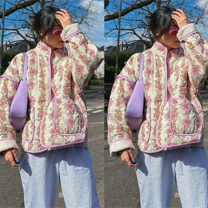 Frosted Floral Jacket