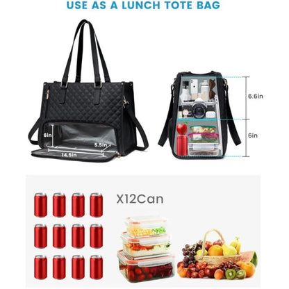2-in-1 Bag with Insulated Cooler Lunch Pouch