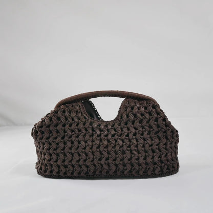 Elegant Summer Raffia Handbag