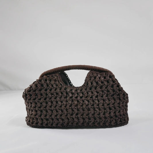 Elegant Summer Raffia Handbag