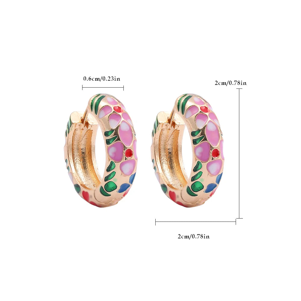 Boucles d'Oreilles Cercle Vintage