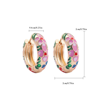 Boucles d'Oreilles Cercle Vintage