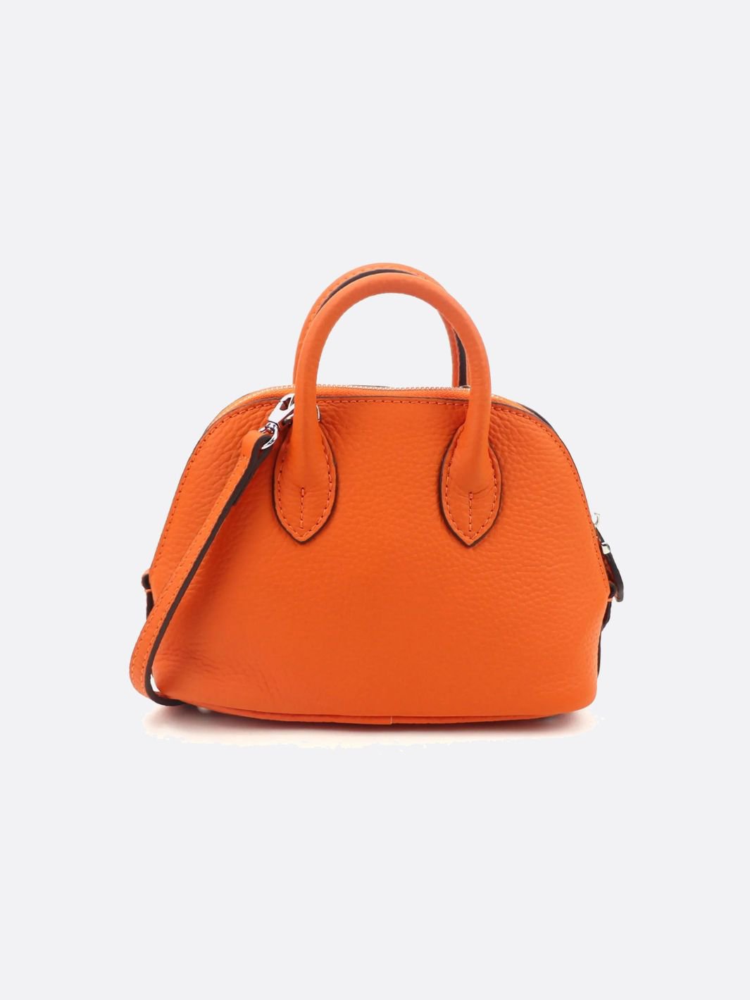 Small Leather Handbag with Shoulder Strap