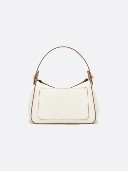 Small White Leather Handbag