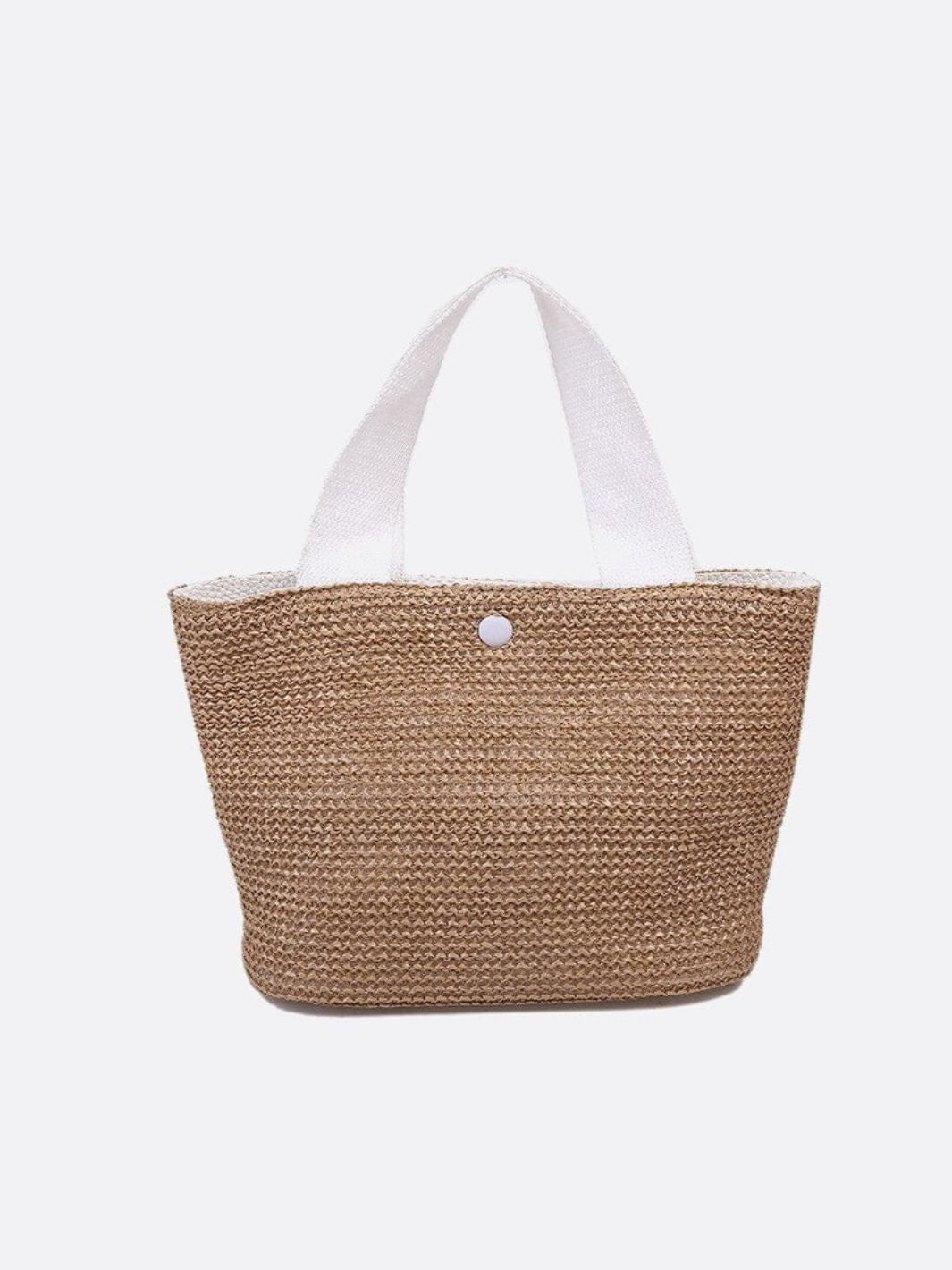 Small straw handbag