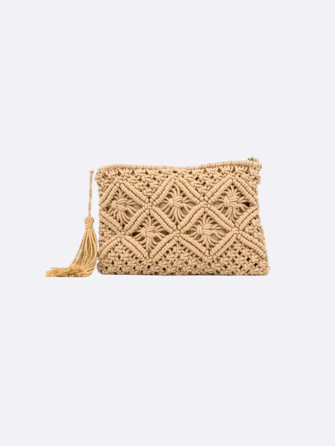 Handmade Macramé Cotton Pouch