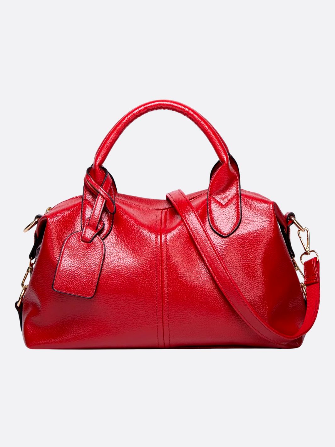 Stylish Faux Leather Handbag