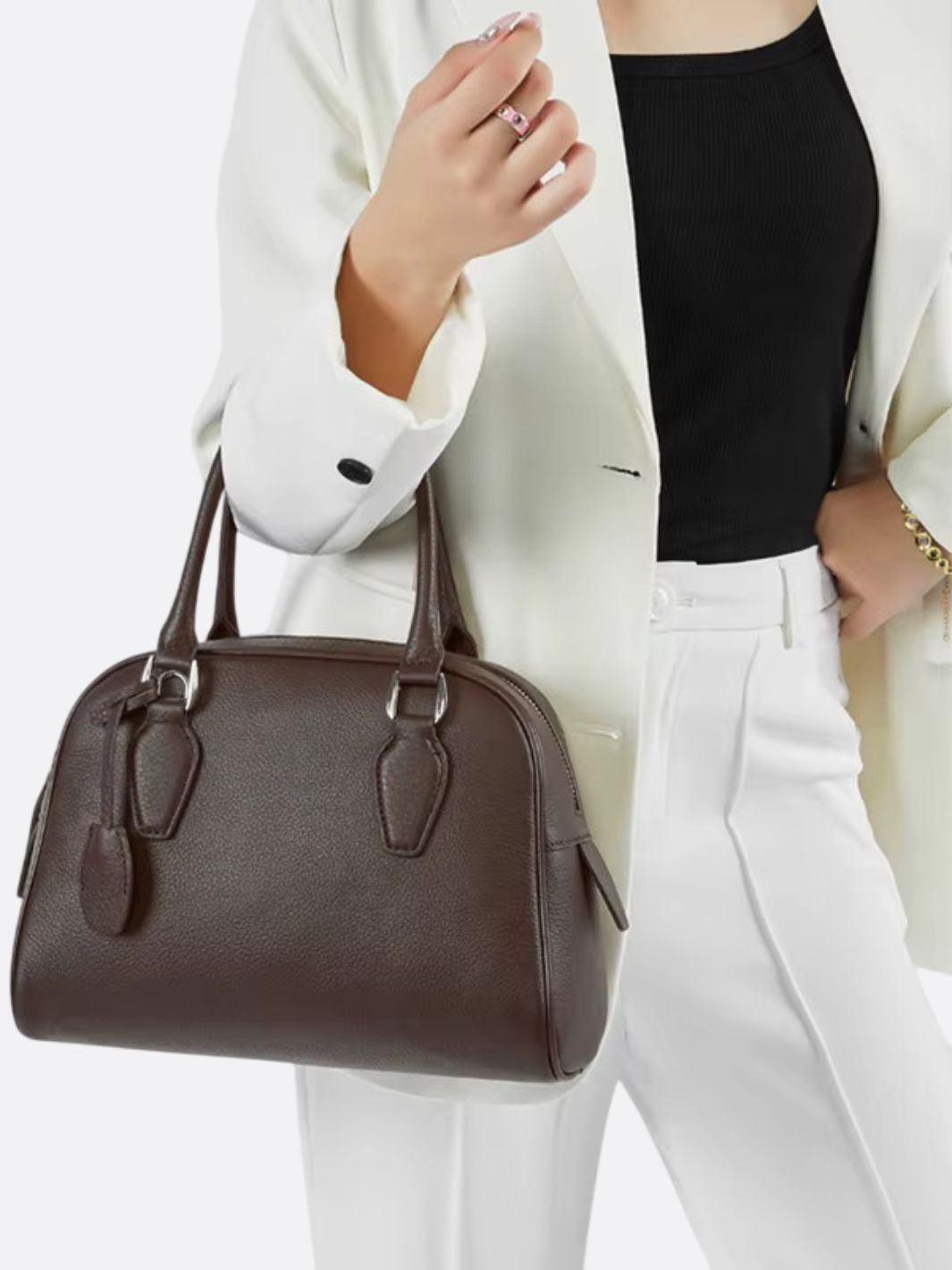 Classic Genuine Leather Office Bag