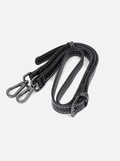 Black Leather Tote Handbag