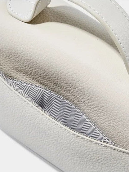 Square Leather Handbag