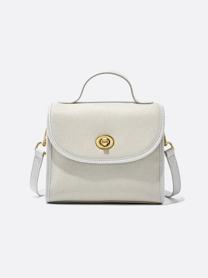 Square Leather Handbag