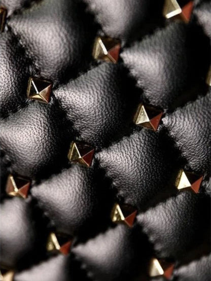 Black Studded Handbag