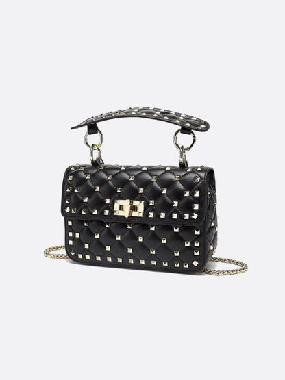 Black Studded Handbag