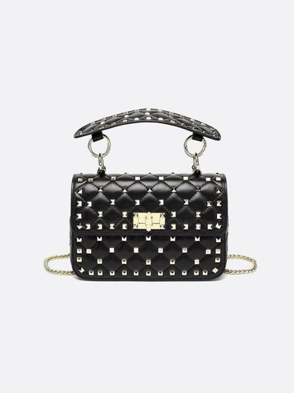Black Studded Handbag