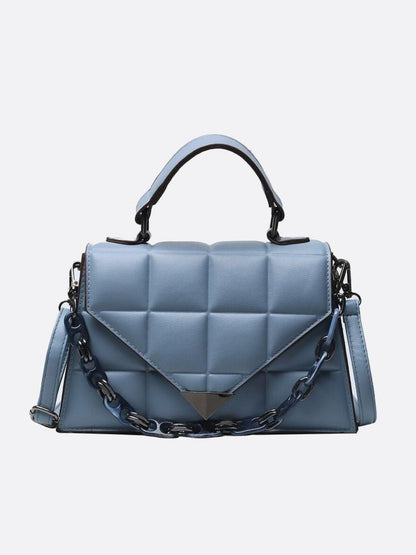 Quilted Vegan Leather Handbag