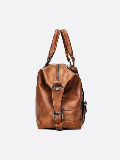 Retro Vegan Leather Handbag